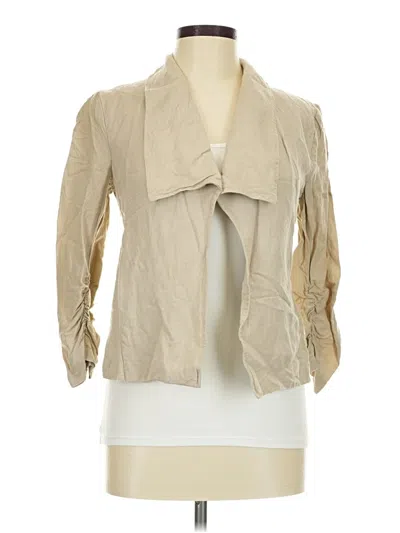 Pre-owned Grace Elements Cardigan Sweater In Tan