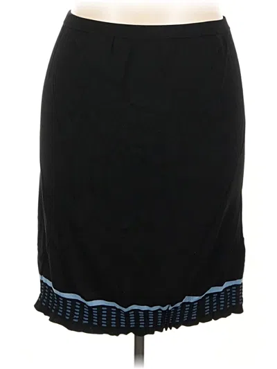 Pre-owned Grace Elements Casual Skirt In Black