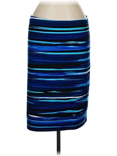 Pre-owned Grace Elements Casual Skirt In Blue