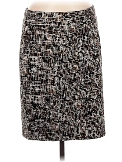 Pre-owned Grace Elements Casual Skirt In Brown
