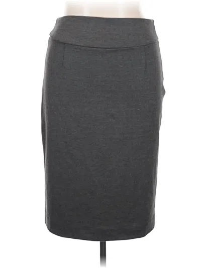 Pre-owned Grace Elements Casual Skirt In Gray
