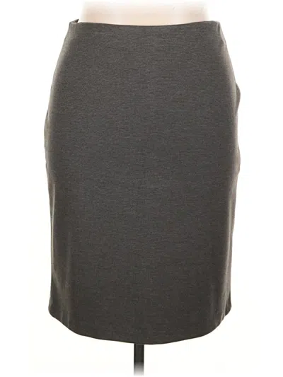 Pre-owned Grace Elements Casual Skirt In Gray