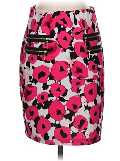 Pre-owned Grace Elements Casual Skirt In Pink