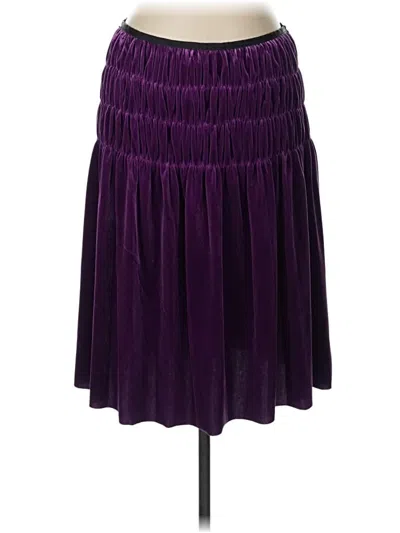 Pre-owned Grace Elements Casual Skirt In Purple