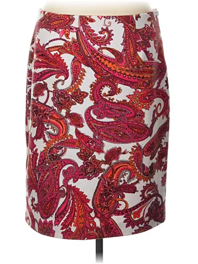 Pre-owned Grace Elements Casual Skirt In Red