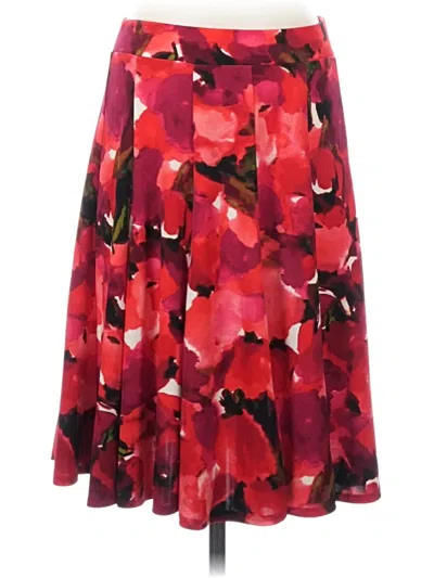 Pre-owned Grace Elements Casual Skirt In Red