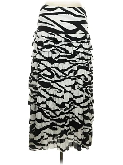 Pre-owned Grace Elements Casual Skirt In Silver