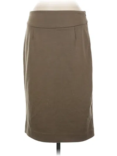 Pre-owned Grace Elements Casual Skirt In Tan