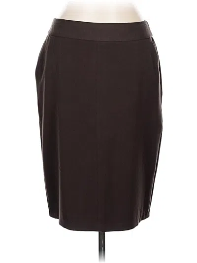 Pre-owned Grace Elements Formal Skirt In Brown