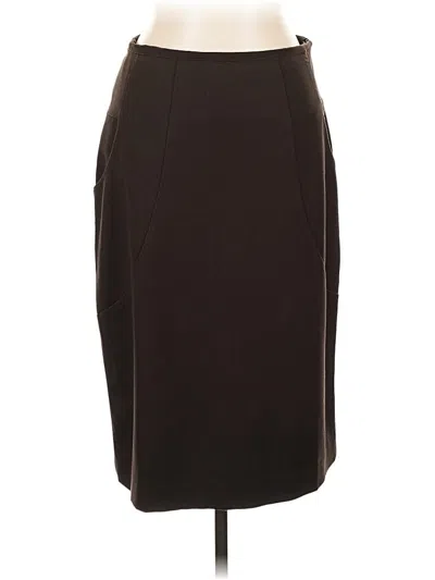 Pre-owned Grace Elements Formal Skirt In Brown