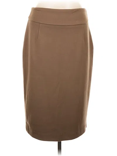 Pre-owned Grace Elements Formal Skirt In Brown