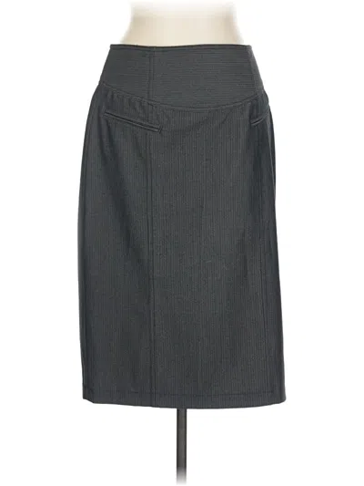 Pre-owned Grace Elements Formal Skirt In Gray