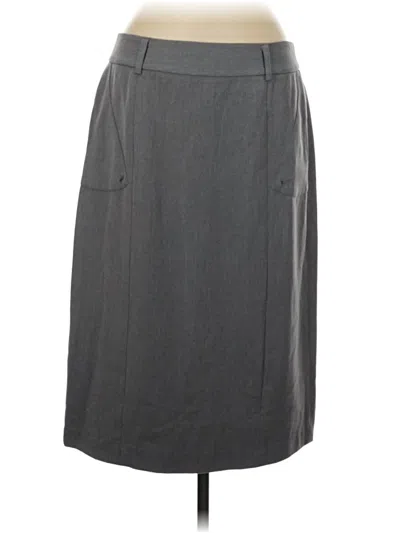 Pre-owned Grace Elements Formal Skirt In Gray