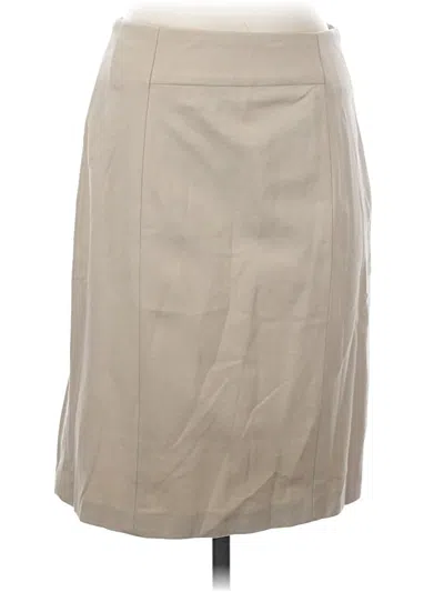 Pre-owned Grace Elements Formal Skirt In Tan