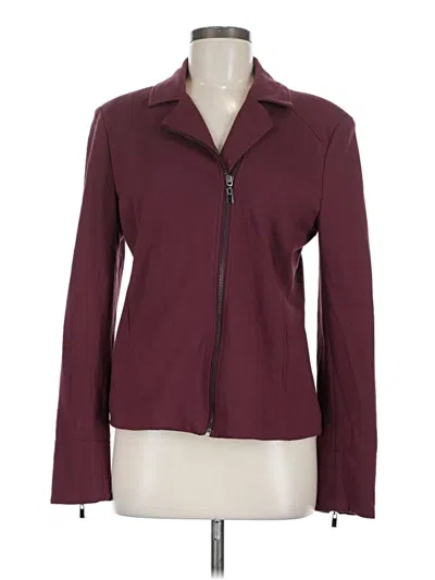 Pre-owned Grace Elements Jacket In Burgundy