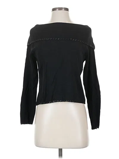 Pre-owned Grace Elements Pullover Sweater In Black