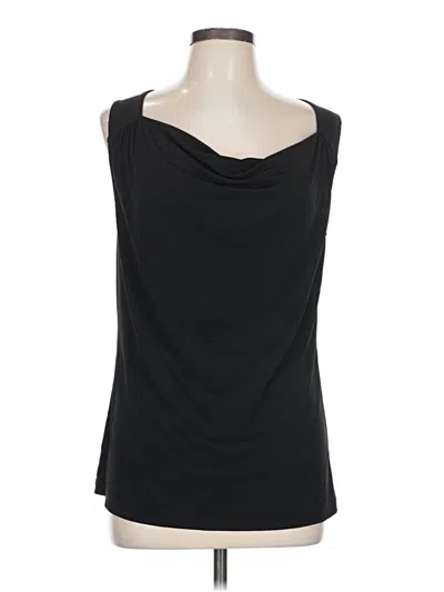 Pre-owned Grace Elements Sleeveless Blouse In Black