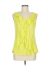 Grace Elements Sleeveless Blouse In Yellow