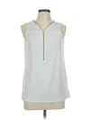 Grace Elements Sleeveless T-shirt In White