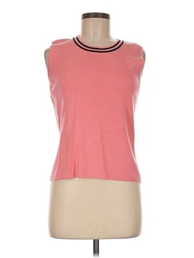 Pre-owned Grace Elements Sweater Vest In Pink