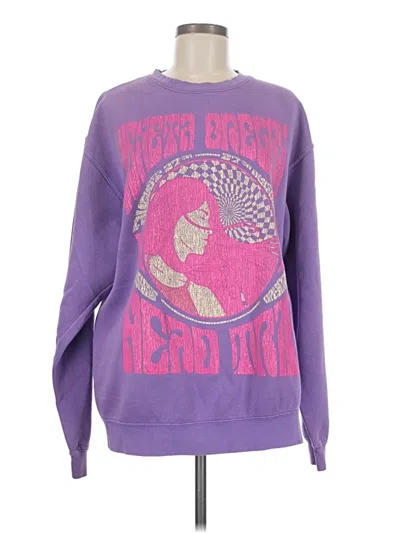 Pre-owned Grace Elements Sweatshirt In Purple