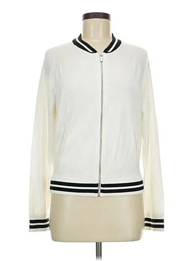 Pre-owned Grace Elements Track Jacket In White