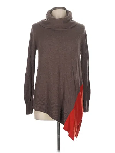 Pre-owned Grace Elements Turtleneck Sweater In Brown