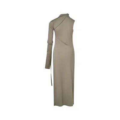 Grace Elwood Asymmetry Drape Dress
