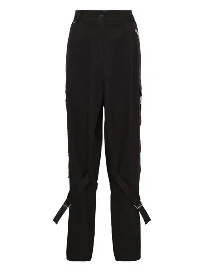 Grace Elwood Cargo Trousers In Black
