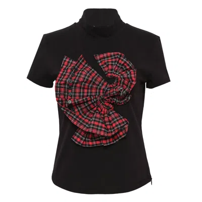 Grace Elwood Cuffes Detail Jersey Tee