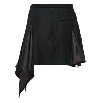 Grace Elwood Jacket-detail Drape Skirt