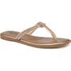 Grace Footwear Misty Flip Flop In Champagne