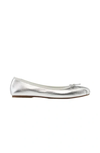 Grace Footwear Reims Ballerina In Silver