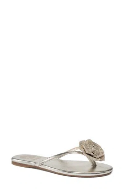 Grace Footwear Sicily Flip Flop In Gray