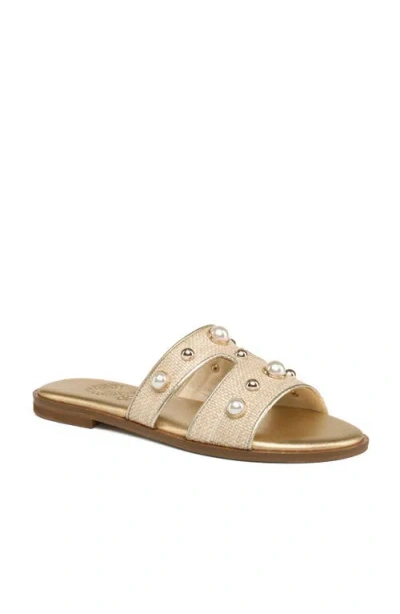 Grace Footwear Souda Stone Raffia Sandal In Multi