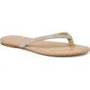 Grace Footwear Sunny Flip Flop In Clear
