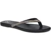 Grace Footwear Sunny Flip Flop In Pewter