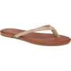Grace Footwear Sunny Flip Flop In Tan