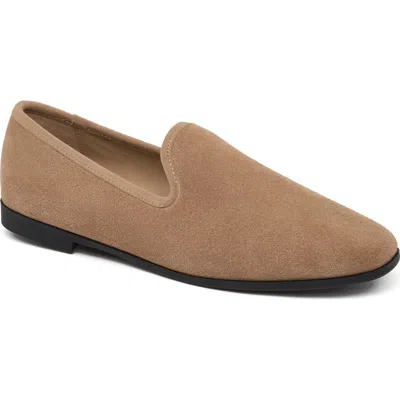 Grace Footwear Vivian Leather Slip-on Loafer In Brown