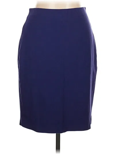 Pre-owned Grace Formal Skirt In Blue