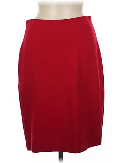 Pre-owned Grace Formal Skirt In Red