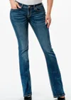 Grace In La Mid Rise Bootcut Jean In Medium Wash In Blue