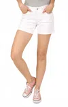 Grace In La Mid-rise Short In White In White