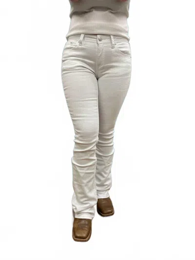 Grace In La Women's Bootcut Jeans In White