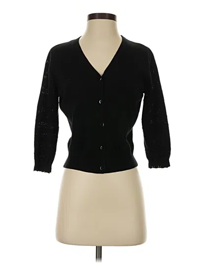 Pre-owned Grace Karin 3/4 Sleeve Blouse In Black