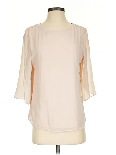 Pre-owned Grace Karin 3/4 Sleeve Blouse In Ivory