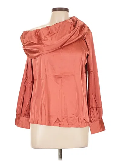 Grace Karin 3/4 Sleeve Blouse In Orange
