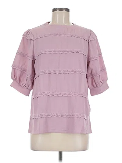 Pre-owned Grace Karin 3/4 Sleeve Blouse In Pink