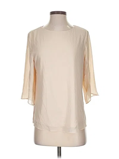 Pre-owned Grace Karin 3/4 Sleeve Blouse In White