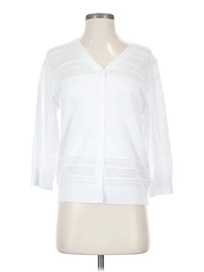 Pre-owned Grace Karin 3/4 Sleeve Blouse In White